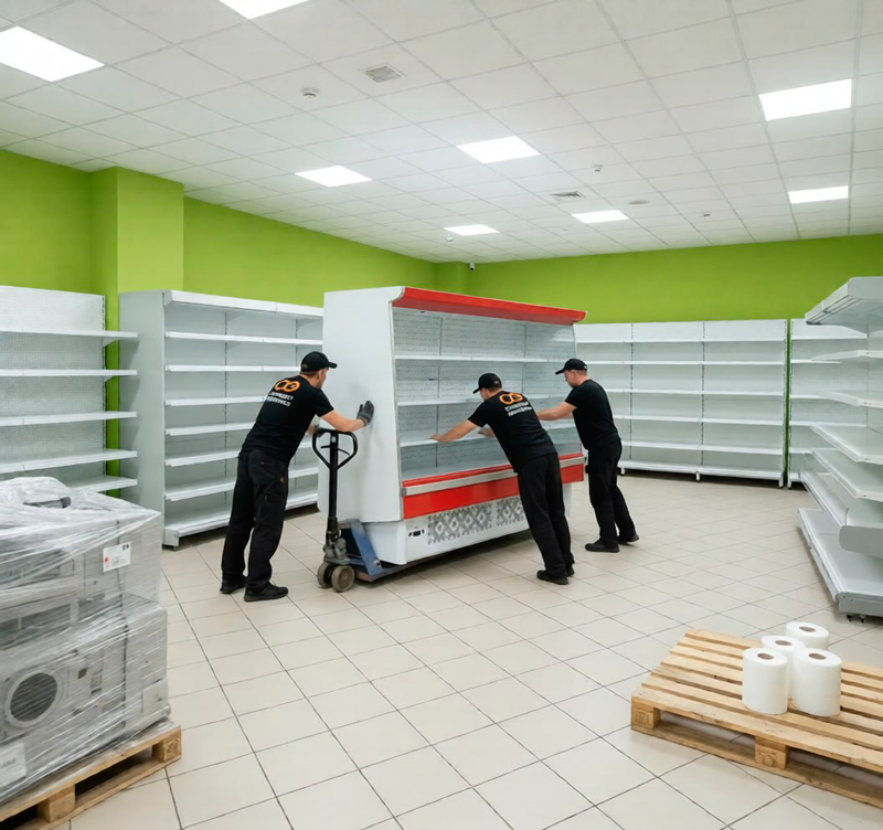Переезд магазина в Олонце
